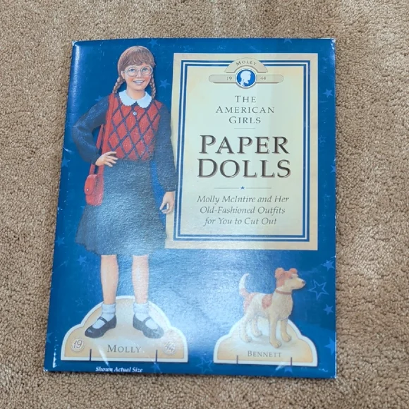American Girls Paper Dolls Book 1992 - Picture 1 of 10